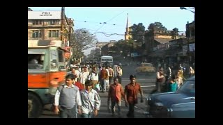 India Kolkata 1997 Chowringhee Road 1997 and 2000 [upl. by Godwin]