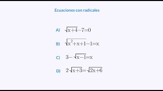 Ecuaciones con radicales paso a paso Todos sus secretos [upl. by Loomis]