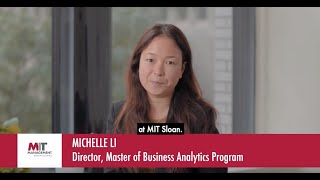 MIT Sloan Master of Business Analytics Introduction [upl. by Attener]