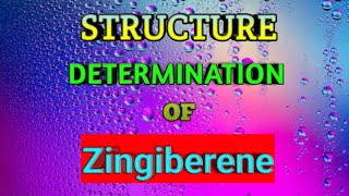 Structure Elucidation of Zingiberene [upl. by Luisa33]