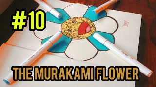 Drawing The takashi Murakami Flower Doodle [upl. by Anyehs]