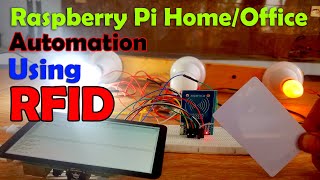 Raspberry Pi Home Automation using RC522 RFID Module RPI Smart Home [upl. by Anstice]