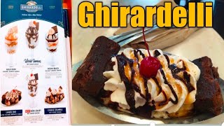 My USA Icecream Vlog What is so special Ghirardelli icecream  San Diego America Downtown USA [upl. by Kwasi112]