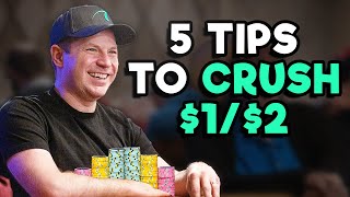 5 HACKS to CRUSH 12 Live Cash Games [upl. by Ihcalam]