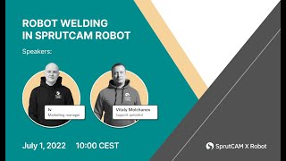 Welding operation in SprutCAM Robot [upl. by Specht]