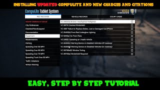 Installing Compulite AND New Charges and Citations  Tutorial  LSPDFR  GTA V [upl. by Birecree]