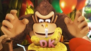 Donkey Kong Country Tropical Freeze Switch 100 Walkthrough Part 1  New Funky Mode [upl. by Childs]