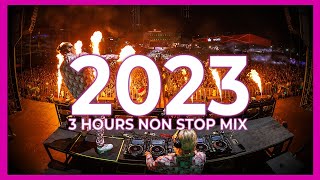 New Year Mix 2023  Best Mashups amp Remixes Of Popular Songs 2022 🎉  3 HOURS NON STOP DJ DANCE MIX [upl. by Gerome]