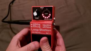 Boss RC1 Loop Station tutorial every owner must see [upl. by Kinemod944]