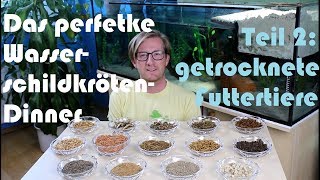 Getrocknete Futtertiere für Wasserschildkröten [upl. by Packton675]