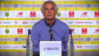 Vahid Halilhodzic avant Rennes  FC Nantes [upl. by Dot]