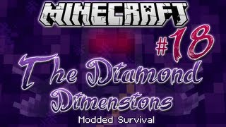 quotEGG TRANSPORTATIONquot  Diamond Dimensions Modded Survival 18  Minecraft [upl. by Nangatrad]