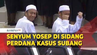 Ekspresi Yosep saat Sidang Perdana Kasus Pembunuhan IbuAnak di Subang [upl. by Cirde]