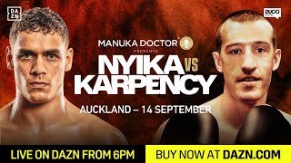 DAVID NYIKA VS TOMMY KARPENCY  WEIGH IN [upl. by Nat301]