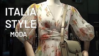 Italia style Italia Vetrine Summer in Italy Fashion 2024 Мoda estiva [upl. by Riti]