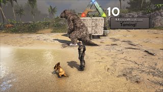 How to tame a Megatherium in Ark survival evolved the Island Ep10 [upl. by Eninej]