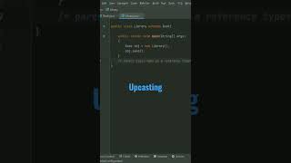 upcasting in java [upl. by Soinski]