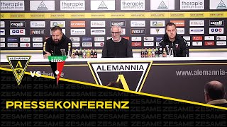 Pressekonferenz nach Alemannia Aachen  WegbergBeeck [upl. by Khalil]