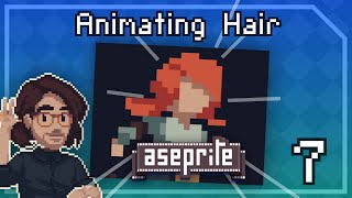 Pixel Art Class  Run Animation Tutorial Part 2  Hair and Shading [upl. by Alvira]