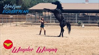 Blue Rose Equestrians Wonder Woman Performance II [upl. by Leirrad]