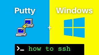 How to Use Putty to SSH on Windows [upl. by Crespi531]