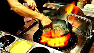 How to Cook in a Chinese Wok Station [upl. by Anaert]