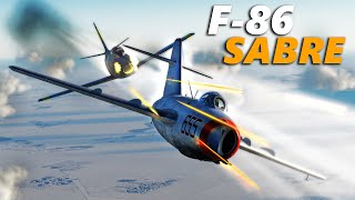 F86 Sabre Vs Mig15 Dogfight  Digital Combat Simulator  DCS  Korea 1950  4K [upl. by Ireg]