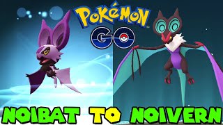 Evolving NOIBAT to NOIVERN in Pokemon Go [upl. by Fernas981]