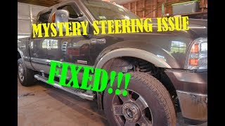 Ford Superduty Steering wander repairAxleshaft ujoints [upl. by Acissaj]