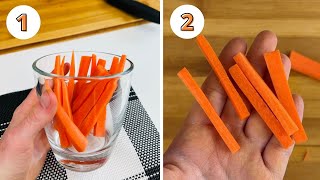 How to Cut Carrots Into Sticks 2 Ways Great for Snacking [upl. by Golding329]