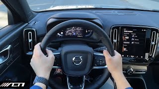 2023 Volvo XC40 Recharge POV Test Drive [upl. by Atinar]