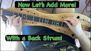 Beginner Dulcimer Lesson  Now Let’s Add A Strumming Pattern  Folkcraft [upl. by Heidi]