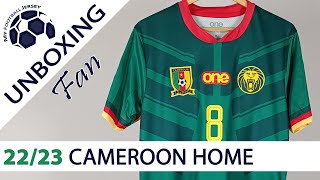 Cameroon Home Jersey Qatar 2022 Anguissa Kitgg Fan Version Unboxing Review [upl. by Eittap371]