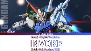 Mobile Suit Gundam SEED – Opening 1 Full 『 INVOKE 』Lyrics [upl. by Iain574]