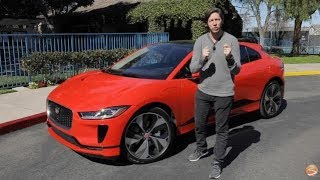 2019 Jaguar IPACE First Drive Video Review  AllElectric SUV [upl. by Anceline746]