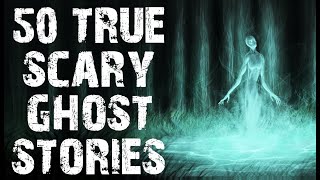 50 TRUE Terrifying Ghost Stories Told In The Rain  Horror Stories To Fall Asleep To [upl. by Ainorev]