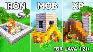 The BEST FARMS for Beginners Part 4 in Minecraft Java 121 [upl. by Eaves55]