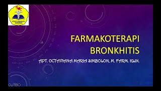 Farmakoterapi Bronkitis [upl. by Doowron]