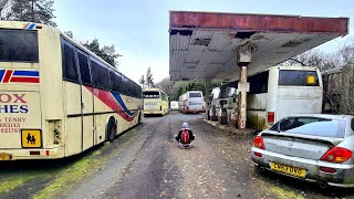 ABANDONED Bus Graveyard With Hidden Rare Cars  Abandoned Places  Abandoned Places UK [upl. by Llehcam]