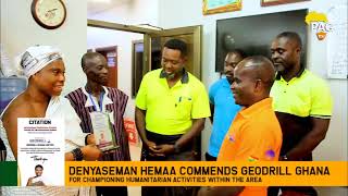 Denyaseman Hemaa Visits GEODRILL Ghana Ltd At Anwiankwanta Site [upl. by Mosa]