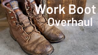 Ariat Boot Resole  Work Boots Get a Makeover [upl. by Annawek66]