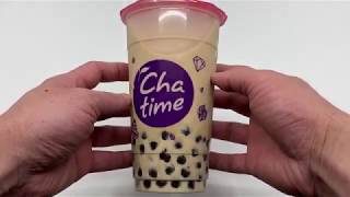 Chatime Bubble Tea  Pearl Milk Tea Taiwanese 🇹🇼 Drink 🥤 [upl. by Chet]