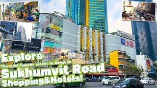 Explore Sukhumvit Road  Most famous places in Bangkok [upl. by Bork]