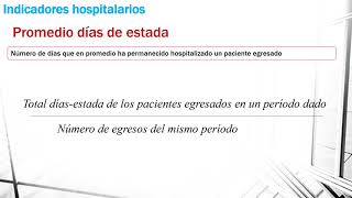 Indicadores hospitalarios 1 [upl. by Margareta]