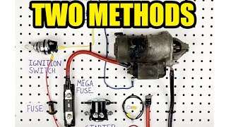 How To Wire a Starter Relay Solenoid and Neutral Safety Switch on Any Car Truck WiringRescue [upl. by Adalai]