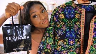 HUGE HAUL PRIMARK SEPHORA URBAN OUTFITTERS TOPSHOP amp MORE [upl. by Knowle252]