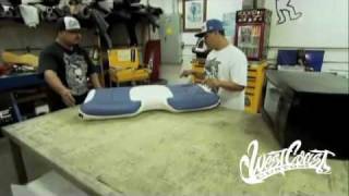 Removing Upholstery Wrinkles with Ish  West Coast Customs [upl. by Annairdna397]