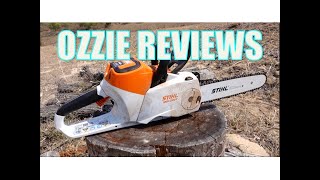 Stihl quotMSA 220 Cquot Electric Chainsaw Watch this before you buy [upl. by Nalda]