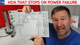 Hand Off Auto Circuit that Does NOT Start After a Power Failure [upl. by Egiedan]