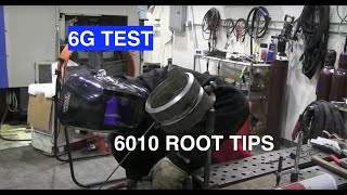 6g Pipe Welding Test 6010 Root Pass [upl. by Llenwad]